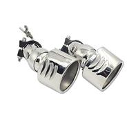 Pour Mercedes Pour Benz W211 E300 E280 E260 2002-2007 Embout D'échappement 304 Tuyau Voiture Acier Inoxydable Embouts Silencieux Simples 1 Paire Garniture D'Échappement
