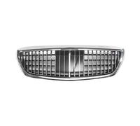 Pour Mercedes Pour Benz W222 Classe S S320 S400 S350 S500 S450 S600 2014-2019 Grille De Pare-chocs Avant Capot Tuning Racing Grill Grilles ABS Voiture Calandre(Argent)