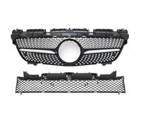 Pour Mercedes R172 SLK 2011 2012 2013 2014 2015 Grille De Pare-chocs Avant En Plastique ABS Calandres Avant Voiture(Black 1)