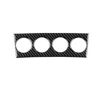 Pour Mercedes SLK R171 2004 2005 2006 2007 2008 2009 2010 Panneau De Commande Central La Climatisation Autocollant En Fibre Carbone Véritable BLNETU(Black)