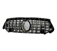 Pour Mercedes W177 Classe A A180 A200 A220 A250 A280 2023 2024 Grilles De Course Avant Pare-chocs Supérieur Grille Radiateur calandre avant voiture(ARGENT)