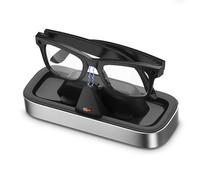 Pour Meta for Wayfarer pour Skyler pour Headliner pour Oakley HSTN Station de charge avec indicateur LED de protection contre les surcharges, les courts-circuits et la surchauffe (argenté)