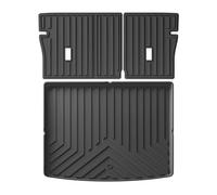 Pour MG 4 Pour MG4 Pour EV 2022 2023 2024 Voiture Tapis De Coffre/dossier Plateau À Bagages Étanche Anti-dérapant TPE 3D Tapis Coffre Voiture(Trunk Mat And Backrest Mat)