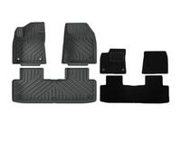 pour MG ES5 2025 Ensemble De Tapis De Sol Auto en TPE Toutes Saisons Antidérapants Et Imperméables pour Coffre Arrière WEFOLCC(6PCS Carpet Set)