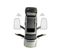 pour MG pour ZS EV 2017 2018 2019 2020 2021 2022 2023 Pare-Soleil pour Voiture Protection Solaire D'été Accessoires D'intérieur(Rear Windows)