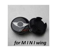 (Pour Mi-ni Wing) 4 pièces/ensemble 54 mm Logo de voiture Badge emblème jantes moyeu de roue enjoliveurs