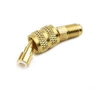 Pour mini adaptateur CVC Split pour réservoirs R410a et R134a, SAE mâle 1/4 vers SAE femelle 5/16 avec adaptateur de pompe à vide 1/4 Acme x 1/2 mâle