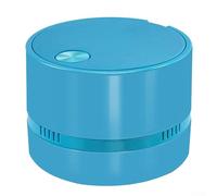 Pour mini aspirateur conçu pour ramasser efficacement les miettes et la poussière sur les bureaux et les surfaces de la maison (bleu)