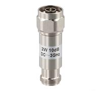 Pour mini atténuateur coaxial RF fixe à faible puissance pour des tests précis et des applications de mesure industrielles 2 W 1 dB-40 dB type N mâle vers femelle DC-3,0 GHz 50 Ohm (10 dB)