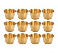Pour mini bols pour sauce sushi, 6 x 4 cm, robuste pour mini | Design empilable, rangement peu encombrant, incassable, idéal pour les petites cuisines, durable