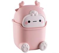 pour mini de Bureau 23,5cm Couvercle Rabattable pour mini de(pink)