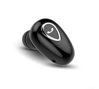 Pour mini écouteurs invisibles sans fil avec médiums clairs et aigus détaillés pour voix et instrumentale (noir)