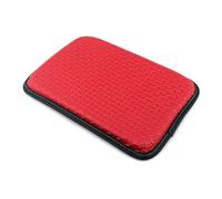 pour Mini Hatch R50 R56 F55 F56 JCW/One/One D/Cooper/S 2001-2022 2023 2024 Tapis Protection D'accoudoir Console Centrale de Voiture Universel Tapis Boîte D'accoudoir,Red