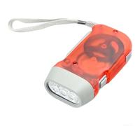 pour mini Lampe de Secours 10.5cm Avec Dragonne Incluse pour | 3 LEDs blanches puissantes, portée 5 mètres, idéal urgences, pile nécessaire, éclairage instantané(Red)