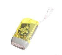 pour mini Lampe de Secours 10.5cm Avec Dragonne Incluse pour | 3 LEDs blanches puissantes, portée 5 mètres, idéal urgences, pile nécessaire, éclairage instantané(Yellow)