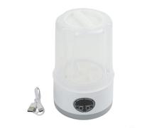 pour mini Lave-linge Pliable Rechargeable 3kg Portable pour(White) | Design pliable, rechargeable, pour idéal , camping, caravanes, gain de place maximal