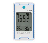 Pour mini luxmètre numérique 0,1-999900LX testeur d'intensité lumineuse avec analyse de scintillement, capteur d'humidité de température, appareil portable (SK-8101)
