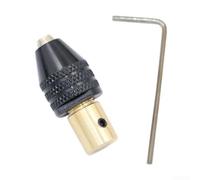 Pour mini mandrin de perceuse de 0,3 à 3,5 mm pour les petits outils de perceuse électrique, fabriqué en cuivre et alliage d'aluminium pour une performance stable