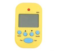 Pour mini métronome de 0 à 9 pour les battements, paramètres de tempo variables pour (jaune)