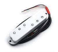Pour mini micro Humbucker pour guitare électrique, 9 K double bobine ST taille 3 + 3 pièces de pôles réglables, aimant Alnico noir, blanc, jaune (blanc)