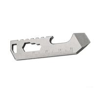 pour mini Pied-de-Biche EDC en Alliage pour titane 6cm pour(b) | Alliage pour tc4 pour durable, résistance pour usure, design compact 6cm, pour idéal usage quotidien, finition argent