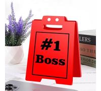 pour mini Plaque pour déco Acrylique 12.7x8.9cm Bureau pour(Red 8)