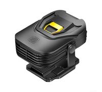 pour mini pour chauffage Soufflant 12V 150W Compact pour mini(Gold) | Structure en ABS haute résistance, câbles pour cuivre pur, sécurité renforcée, pour durable longue durée