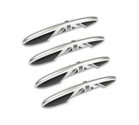 Pour MINI Pour Cooper S Pour JCW F55 Pour Clubman F54 F60 Pour Countryman Style Voiture Couvre-poignées Porte Union Jack Voiture Poignées de porte extérieure(J,Without hole)
