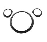 Pour MINI Pour Cooper S Pour JCW Pour R60 R61 Pour Countryman Volant Tableau Bord Porte Modification Autocollants De Protection Intérieure Intérieur Automobile(Dashboard ring)