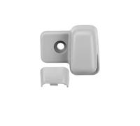 pour Mini pour Cooper Voiture Pare-Soleil Retenue Crochet Attache Clip De Fixation Support Maquillage Miroir Boucle pour BMW R50 R55 2007-2014 Pare Soleil Intérieur Pare-Soleil Côté(Front Gray)