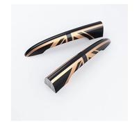 Pour MINI Pour JCW F54 R55 Pour Clubman 2 Pièces Union Jack Voiture Coffre Poignée Porte Arrière Autocollants Couverture Voiture Poignées de porte extérieure(D)