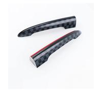 Pour MINI Pour JCW F54 R55 Pour Clubman 2 Pièces Union Jack Voiture Coffre Poignée Porte Arrière Autocollants Couverture Voiture Poignées de porte extérieure(B)
