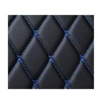 pour Mini R56 F55 F56 2 Portes 2014 2015 2016 2017 2018 2019 2020 2021 2022 Tapis De Coffre De Voiture en Cuir PU Accessoires Intérieurs De Voiture Tapis De Coffre Arrière(Black Bule)