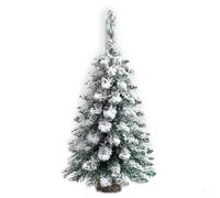 pour mini Sapin De Noël 45cm Vert PVC pour décor De Bureau Avec Pinécone | Parfait pour salon pour chambre pour fait en plastique PVC et PET Apporte l'esprit festif pour famille et enfants