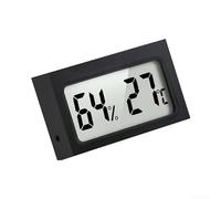 Pour mini thermohygromètre numérique avec double capacité de mesure, support et support magnétique, et lecture Fahrenheit (C/Fblanc)