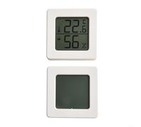 pour mini Thermomètre Hygromètre Numérique 2PCS Précision ±1°C(White)