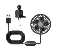 pour mini Ventilateur Bureau Compact pour pour mini Ventilateur | Structure ABS , rotation 360 degrés, sécurité enfants, clip stable, poussette et lit(One-head AirVent Fan)