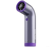 pour mini Ventilateur Handheld USB Rechargeable 3000mAh pour(Dark Gray) | Moteur balais, débit d'air 12M/S, refroidissement pour instantané, silencieux <50dB, pour idéal bureau