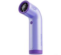 pour mini Ventilateur Handheld USB Rechargeable 3000mAh pour(Light Purple) | Moteur balais, débit d'air 12M/S, refroidissement pour instantané, silencieux <50dB, pour idéal bureau