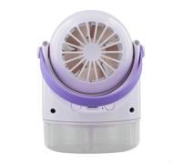 pour mini Ventilateur USB Personnel Compact - Refroidissement par Évaporation 3 Niveaux Longue Durée pour Bureau et (Purple)