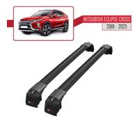 Pour Mitsubishi Eclipse CROSS (GK) 2018-2025 Barres de Toit ACE-2 Railing Porte-Bagages de voiture / Noir