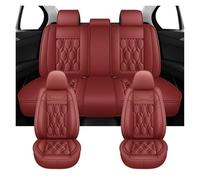 pour Mitsubishi L200 pour ASX pour Outlander pour Eclipse pour Cross pour Lancer X pour Pajero pour Sport Housses Siège Voiture Ensemble Complet Housses Siege(Stanard-Red)