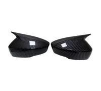 Pour Mitsubishi Pour Eclipse Cross I 2017 2018 2019 2020 2021 2022 Coque Décorative Pour Rétroviseur Extérieur Accessoires Auto(Carbon pattern)