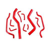 Pour Mitsubishi Pour Eclipse GSX DSM 4G63 2G 2.0L Turbo 1995 1996 1997 1998 1999 Ensemble Tuyaux Radiateur Et Chauffage En Silicone Pièces Moteur(Red)