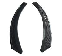 pour Mitsubishi pour Lancer 2008 2009 2010 2011 2012 2013 2014 2015 - Cache D'aération Latéral pour Aile Avant (Style Evo) - Lot De 2(Black)