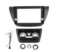 Pour Mitsubishi Pour Lancer Pour Ralliart 2005 2006 2007~2008 Câble Tableau Bord Radio 2DIN 9 Pouces Châssis Voiture Cadre de tableau de bord(Cadre-cordon noir)