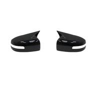 Pour Mitsubishi Pour Lancer X 10 EX Pour EVO 2013-2016 Voiture Côté Porte Rétroviseur Couvercle Capuchon Garniture Coque(Gloss Black)