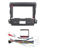 pour Mitsubishi pour Outlander 2008-2012 Voiture DVD Radio Stéréo Audio | Cadre De Câbles De Faisceau De Navigation De Lecteur Vidéo Multimédia D'écran Android De 9 Pouces(High-end)