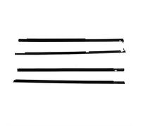 Pour Mitsubishi Pour Pajero Pour Montero V73 V93 V97 2000-2016 4Pcs/Set Autocollants De Fenêtre De Voiture Bande D'étanchéité En Caoutchouc Étanche WEFOLEN