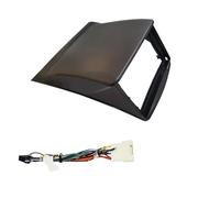 pour Mitsubishi pour Pajero Sport L200 pour Triton 2008-2016 Façade D'autoradio 9 Pouces Panneau 2 DIN Lecteur DVD MP5 Android Cadre Tableau De Bord LIANGYIMEI(Frame with Cable)